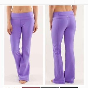 Lululemon athletica power purple yoga pants size 6